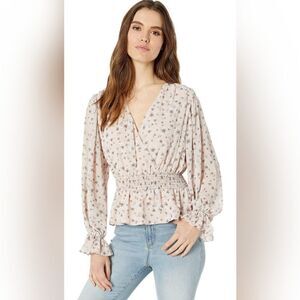 Wayf long Sleeve Ruffle Top
